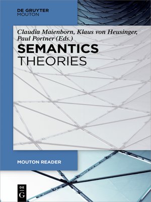 cover image of Semantics--Theories